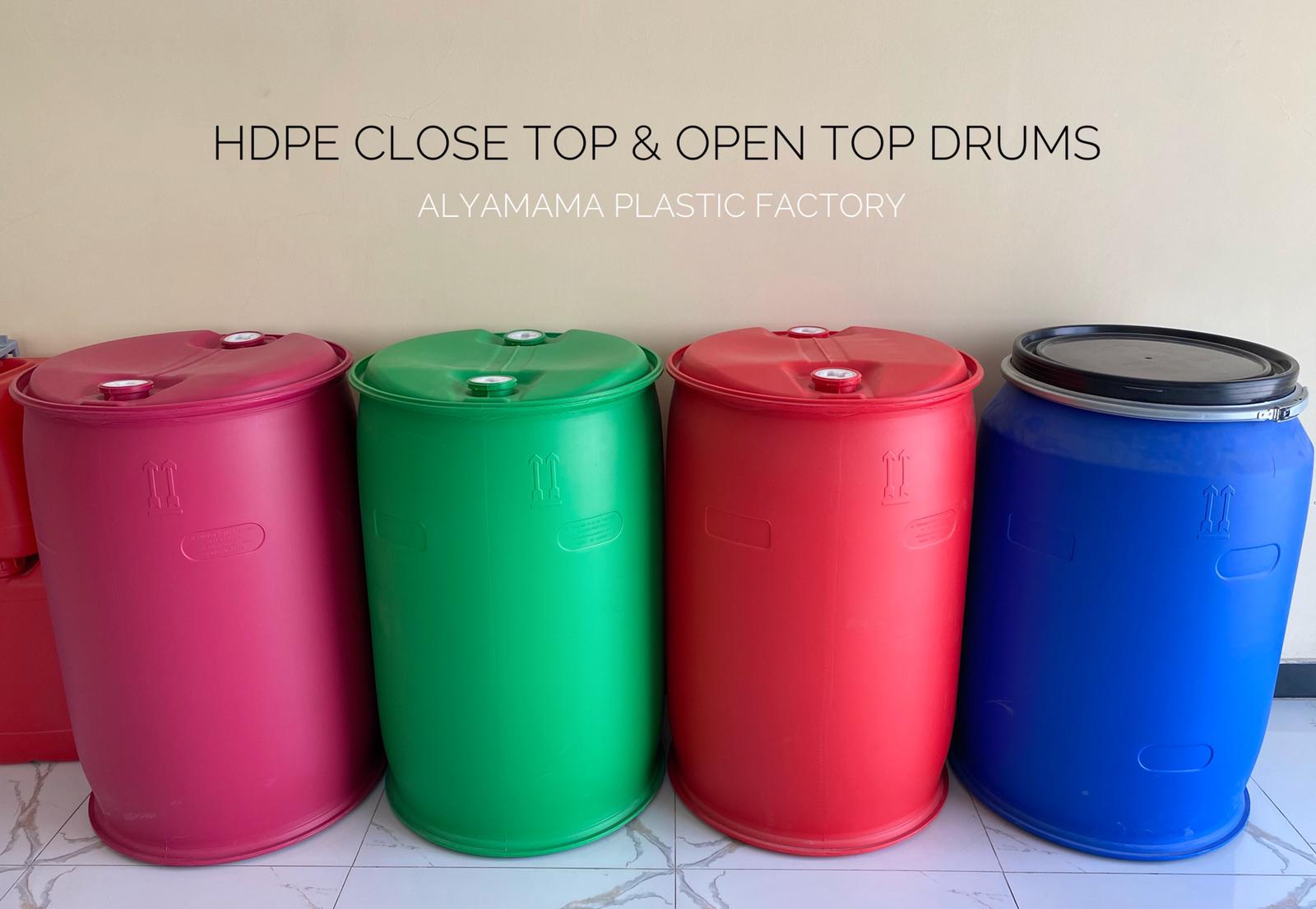 colored drums
